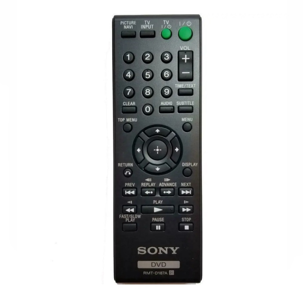 Sony RMT-D187A DVD Player Remote Control Replacement Original Untested - Picture 2 of 3